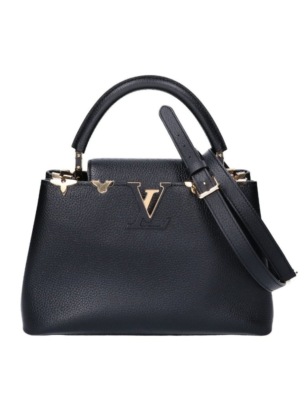 Louis Vuitton Capucines MM Taurillon Leather 2-Way Shoulder Ha Bag